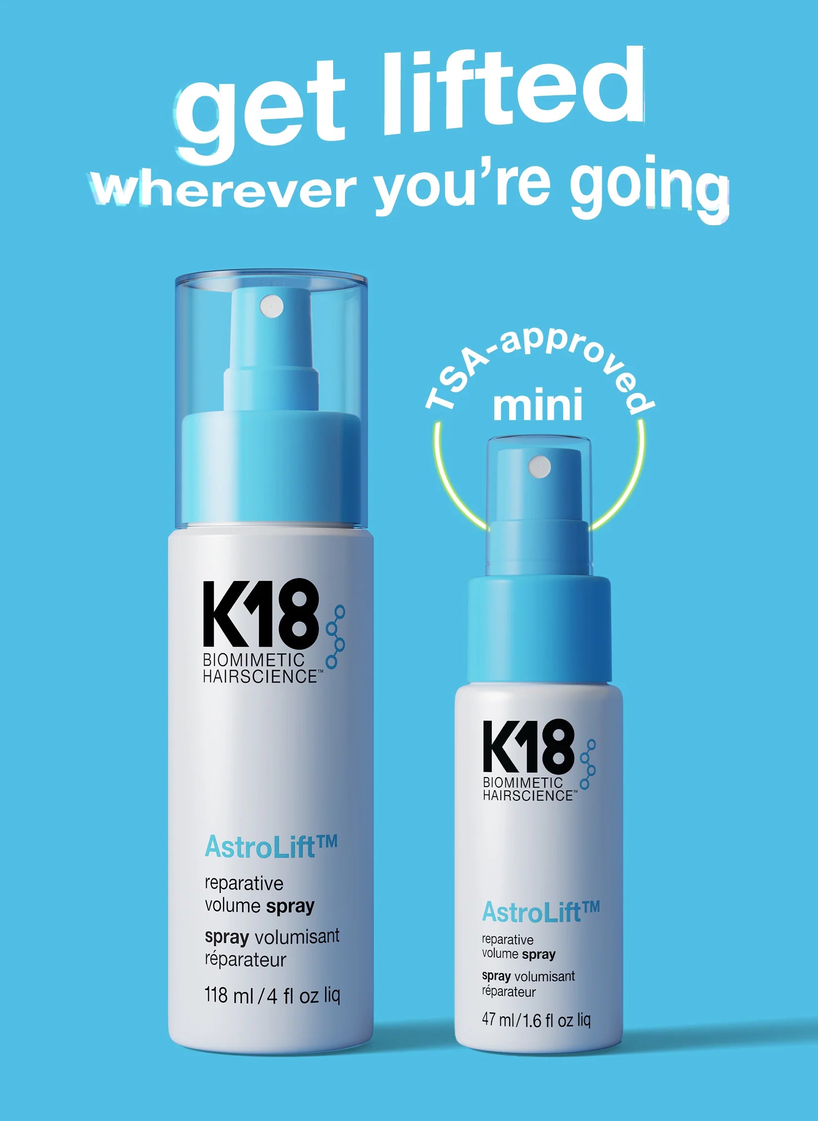 mini AstroLift™ reparative volume spray