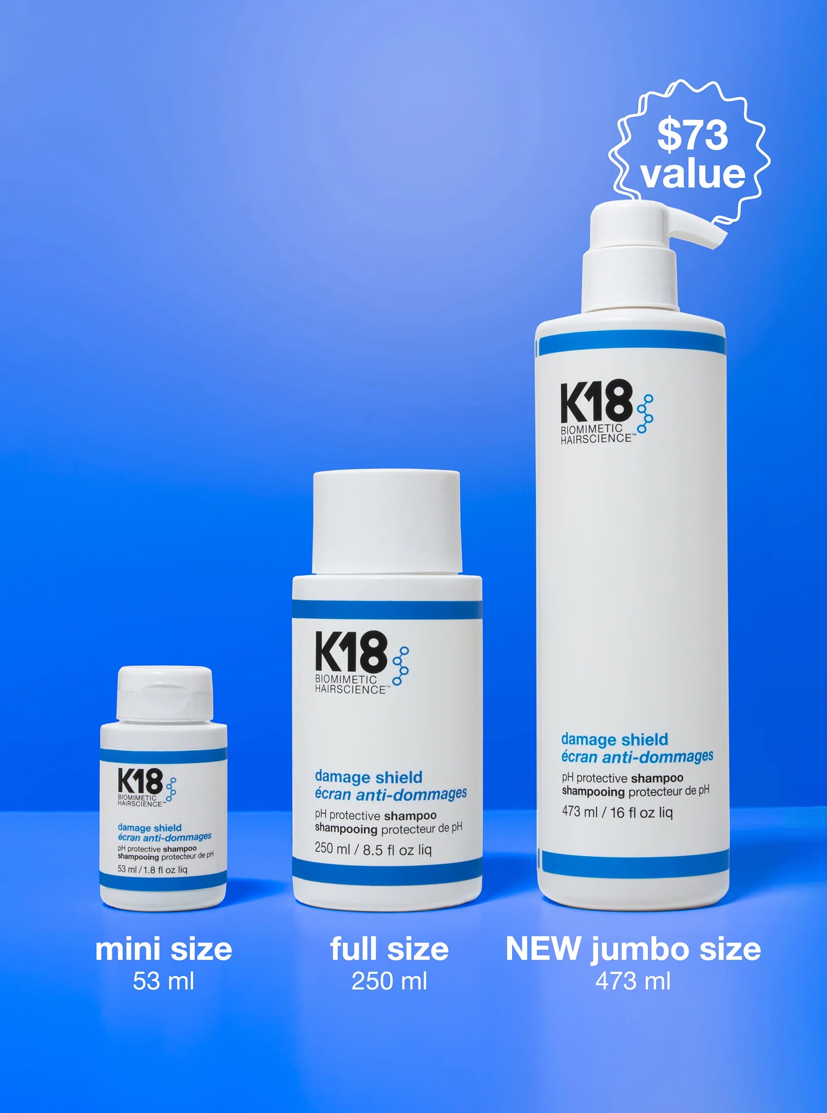 Jumbo DAMAGE SHIELD pH protective shampoo