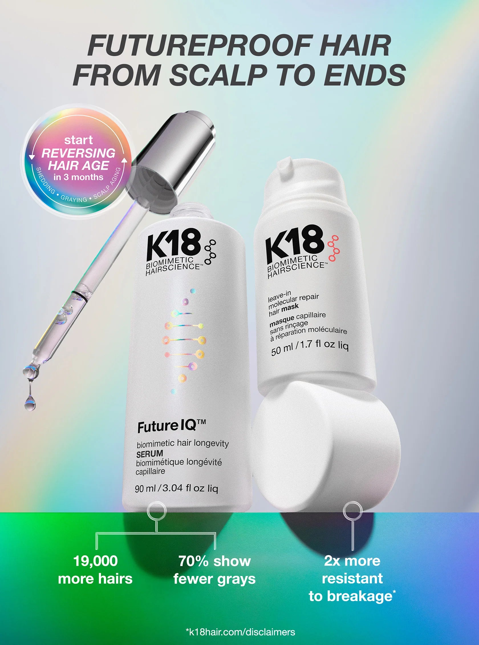 FutureIQ™ Biomimetic Hair Longevity Serum