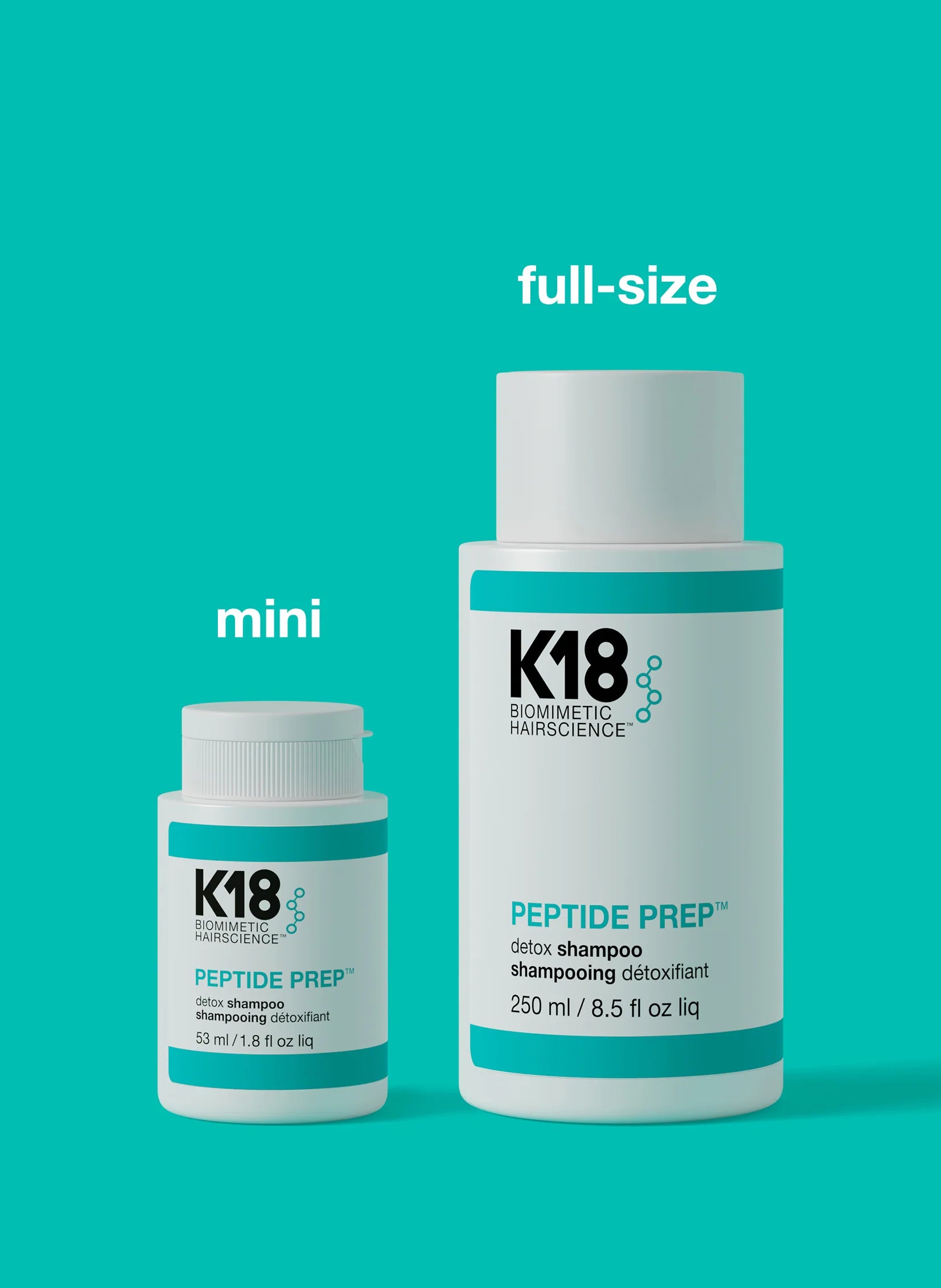 mini PEPTIDE PREP™ detox shampoo