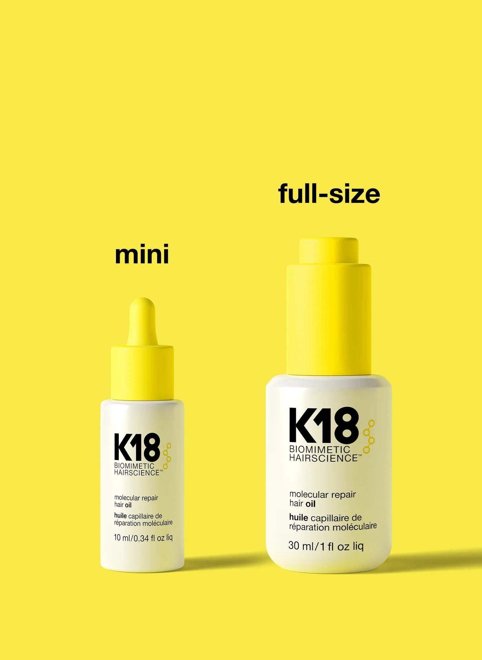 molecular repair hair oil