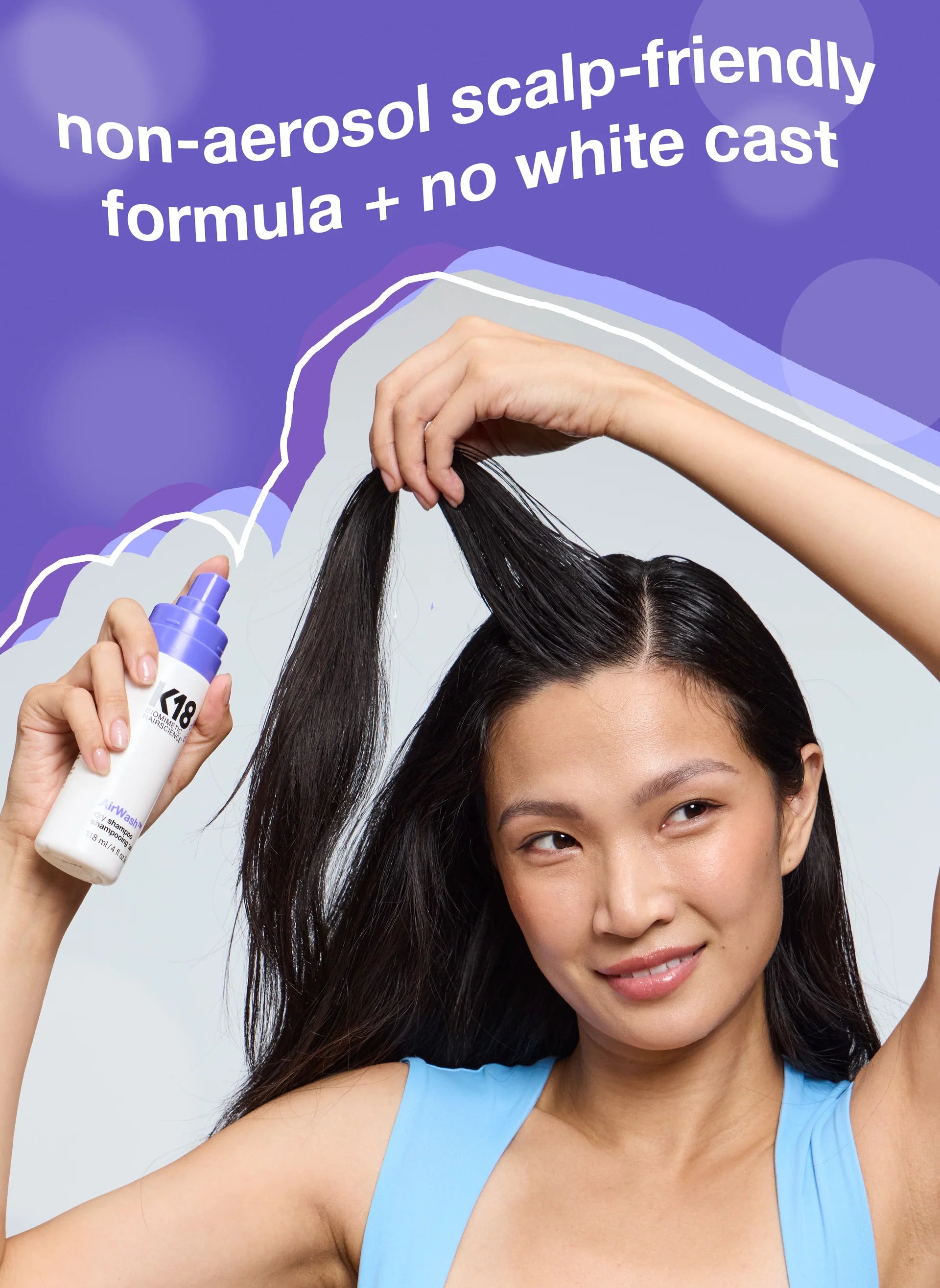 AirWash™ dry shampoo