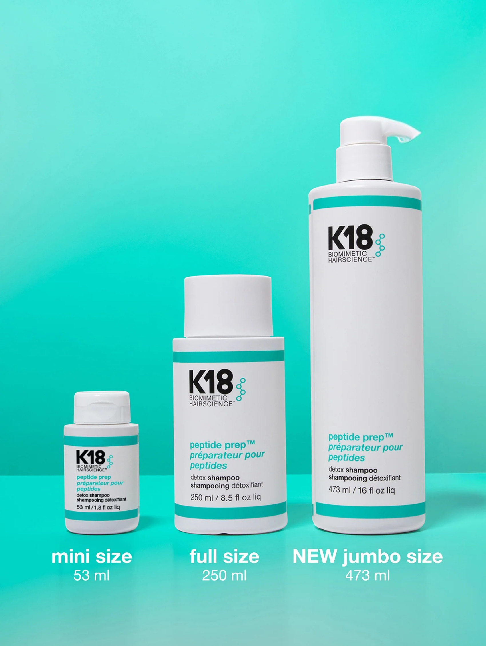 Jumbo PEPTIDE PREP™ detox shampoo