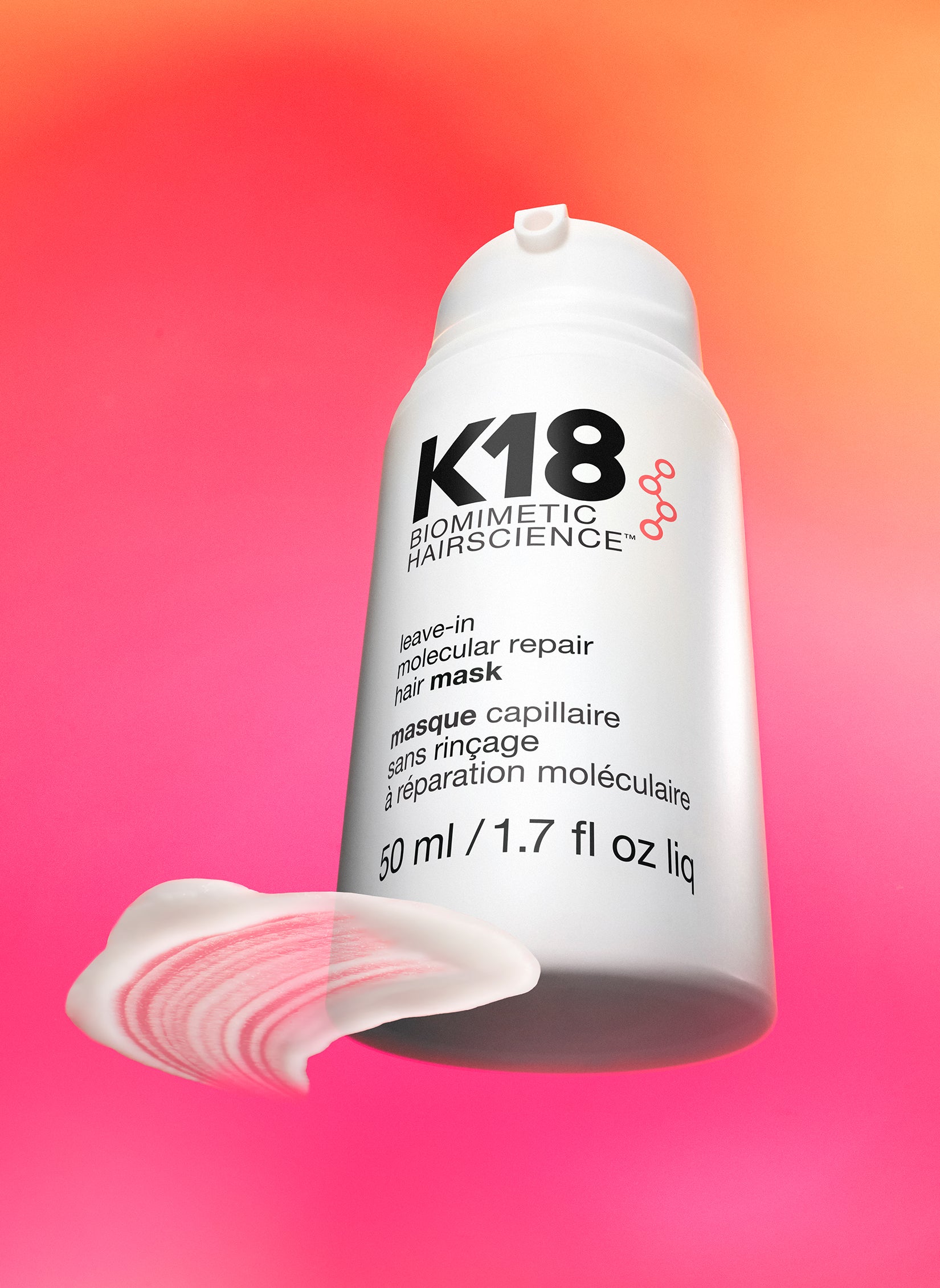 full-size leave-in molecular repair hair mask