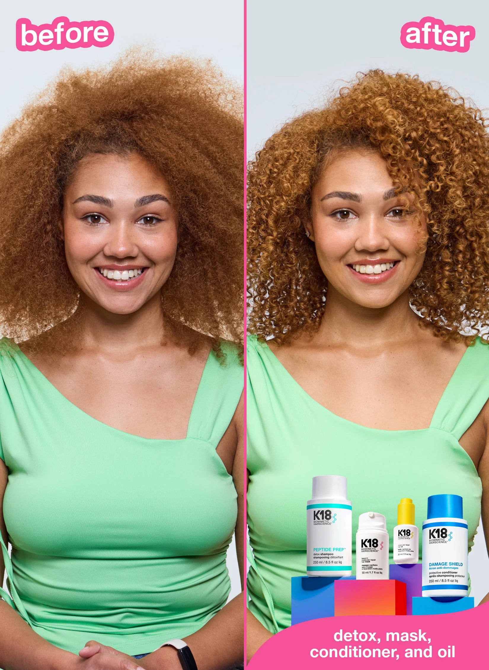 molecular repair hair oil