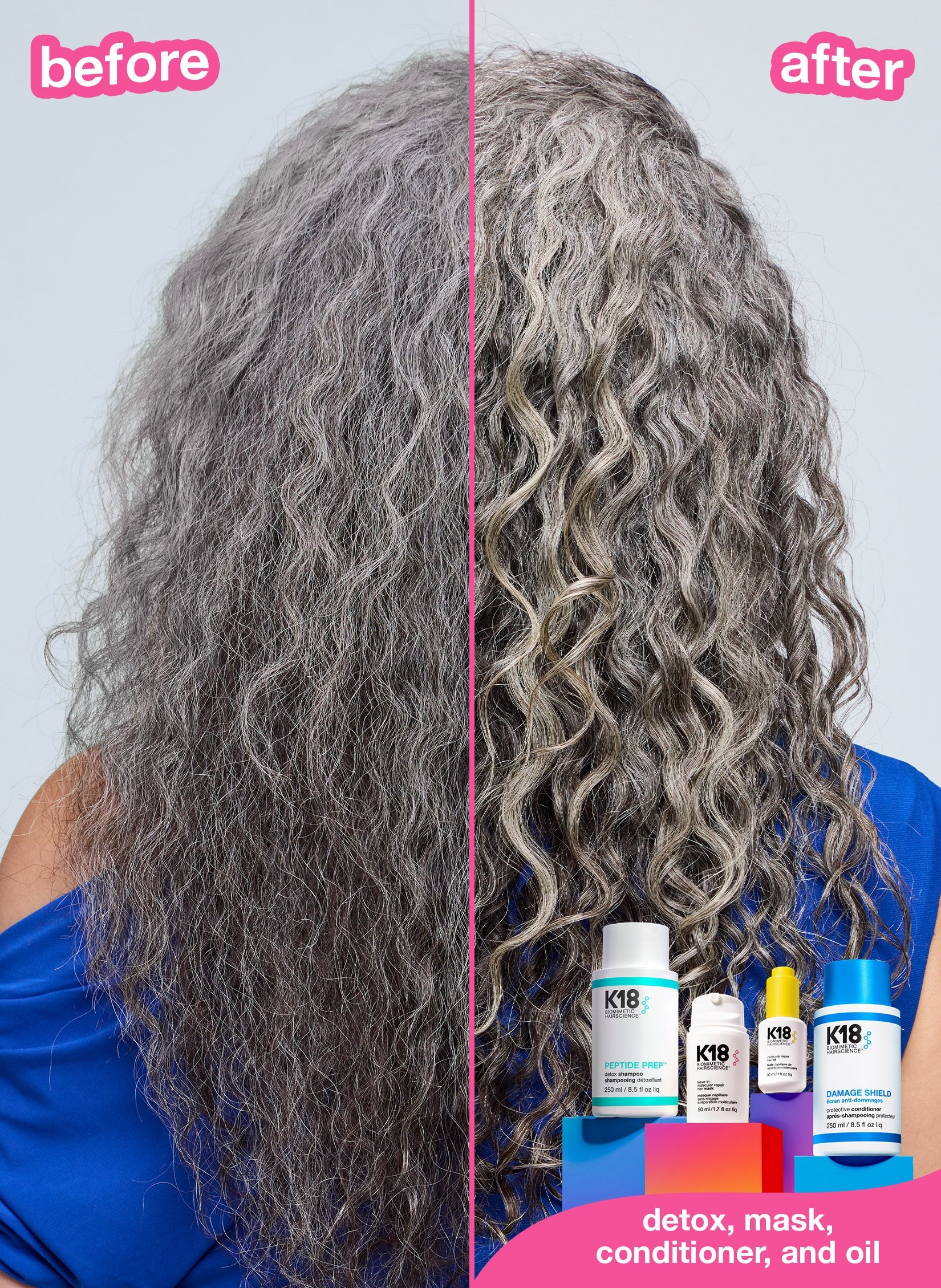 full-size leave-in molecular repair hair mask